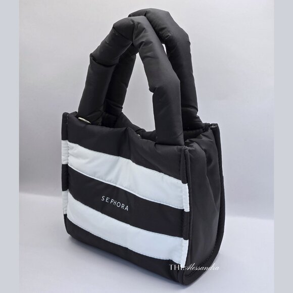 Sephora Puffy Mini Tote Bag Miniature Shopping Bag Limited 2025 New in Packaging - Picture 3 of 17